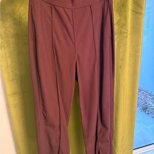 Lululemon Athletica Maroon Track Pants